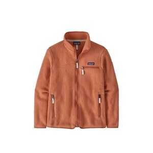 PATAGONIA Women Crew Zip Retro Pile Marsupial sienna clay
